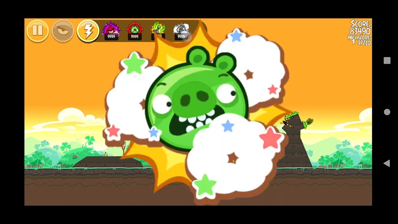 angry birds seasons iphone go green get lucky 