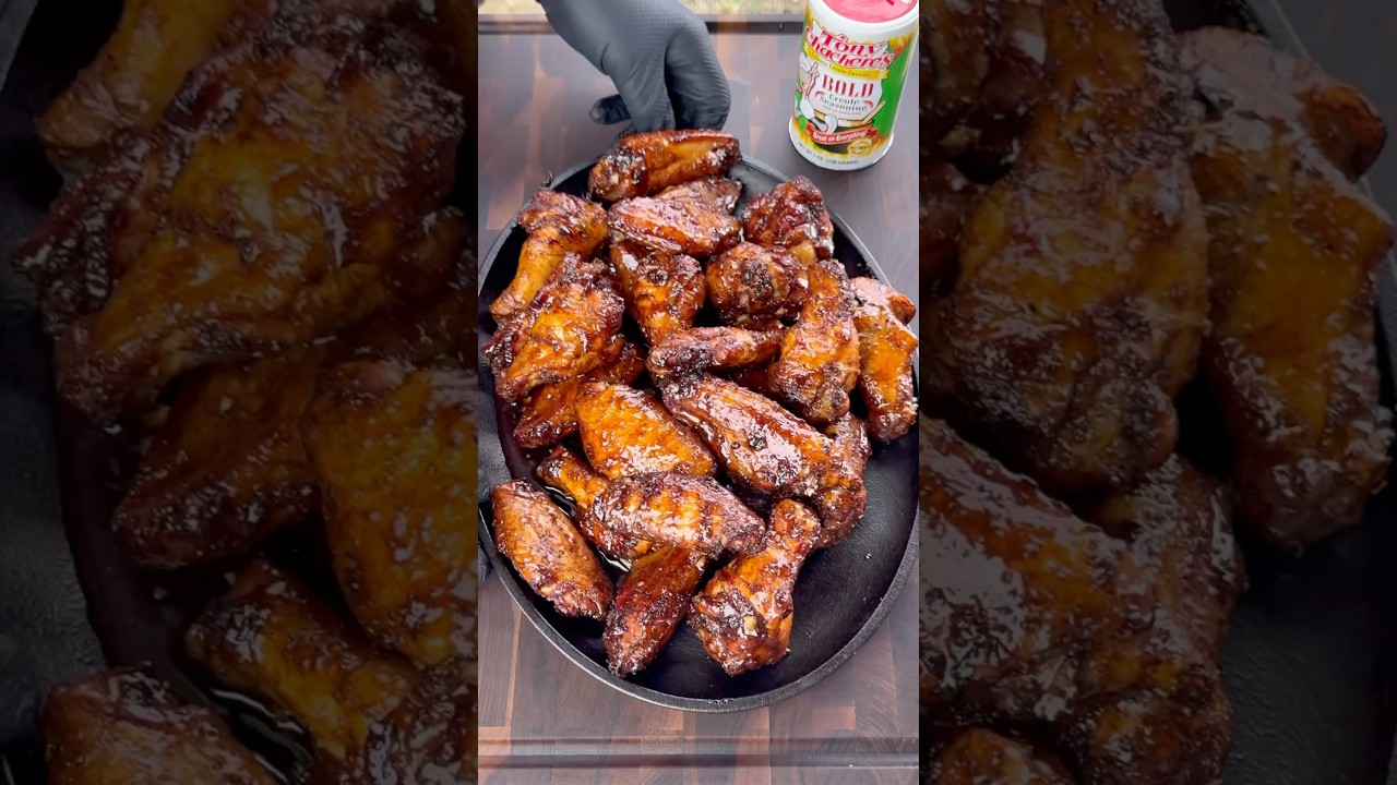 Hot Honey Grilled Chicken Wings