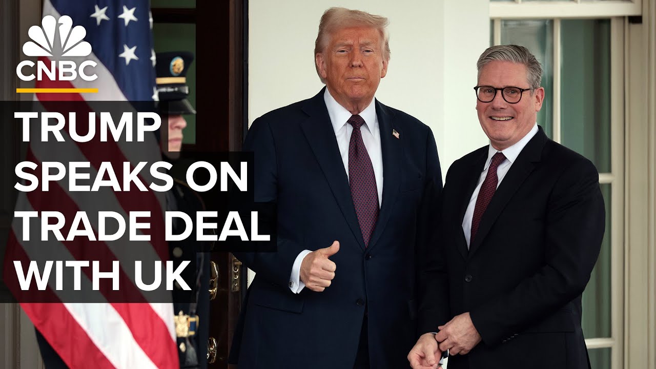 President Trump speaks on trade deal between the U.S. and United Kingdom — 5/8/2025