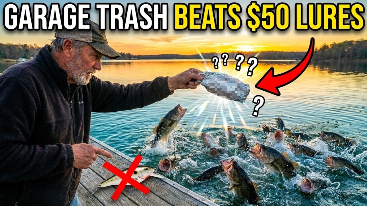I Use Free Trash From My Garage — Catches More Fish Than $50 Rapala Lures