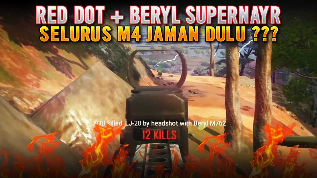 RED DOT + BERYL SUPERNAYR SELURUS M4 JAMAN DULU ? Ryan Prakasha PUBG PC