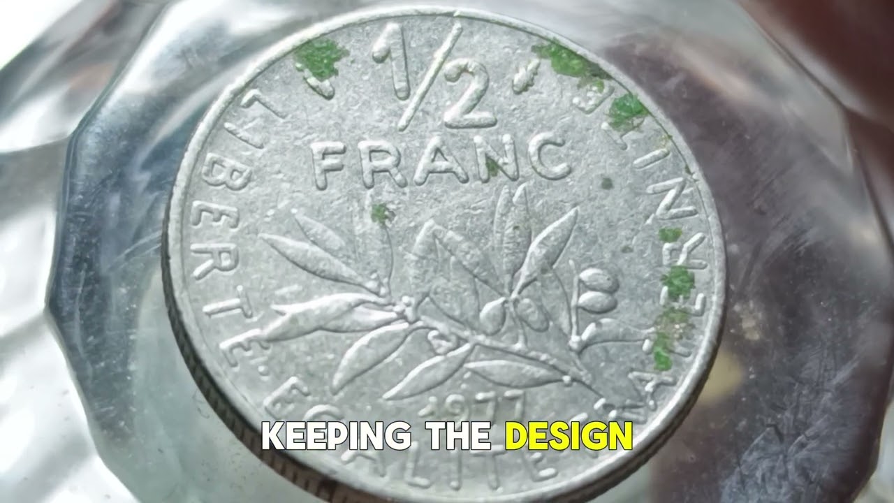 🇫🇷1977 Semeuse Half Franc &ndash; Classic French CoinHalfFranc #1977Semeuse #FrenchCoin