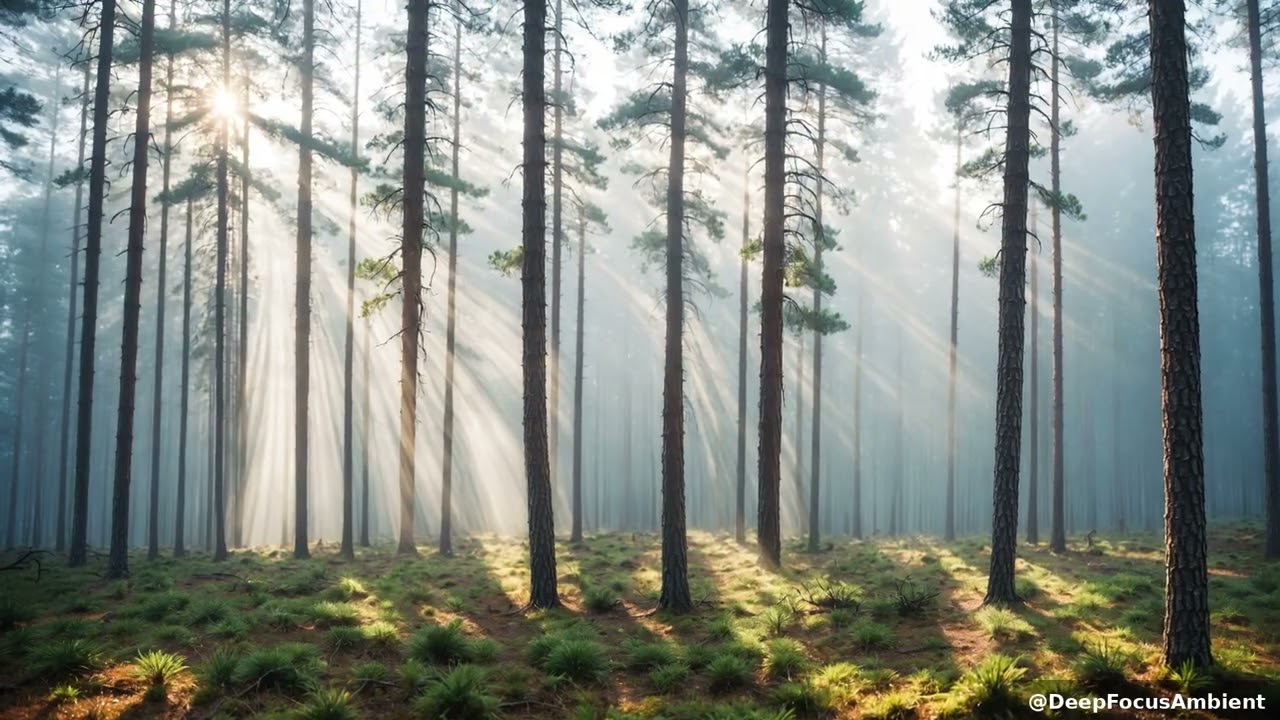 Enchanted Fog: Deep Focus in a Misty Pine Forest 🌲✨