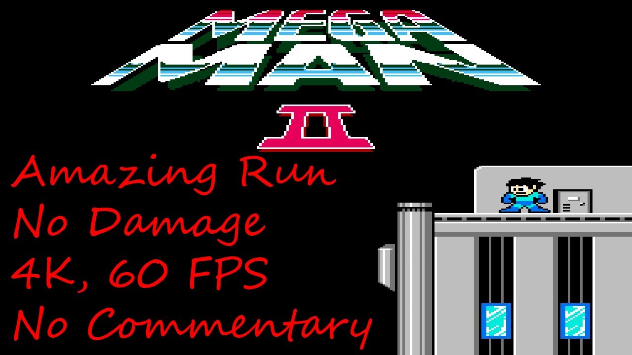 [NES] Mega Man 2 (1988) [NO DAMAGE, 4K, 60 FPS]‮