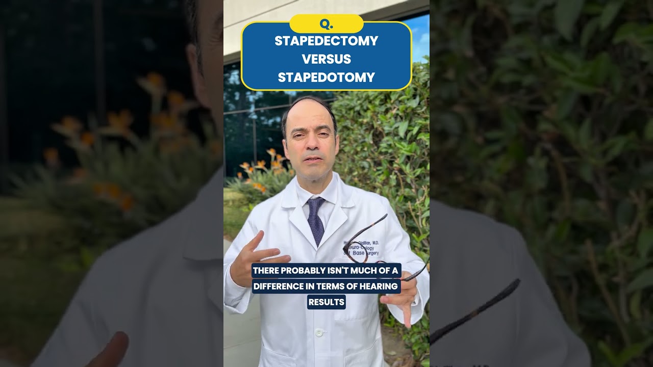 Stapedectomy vs. Stapedotomy