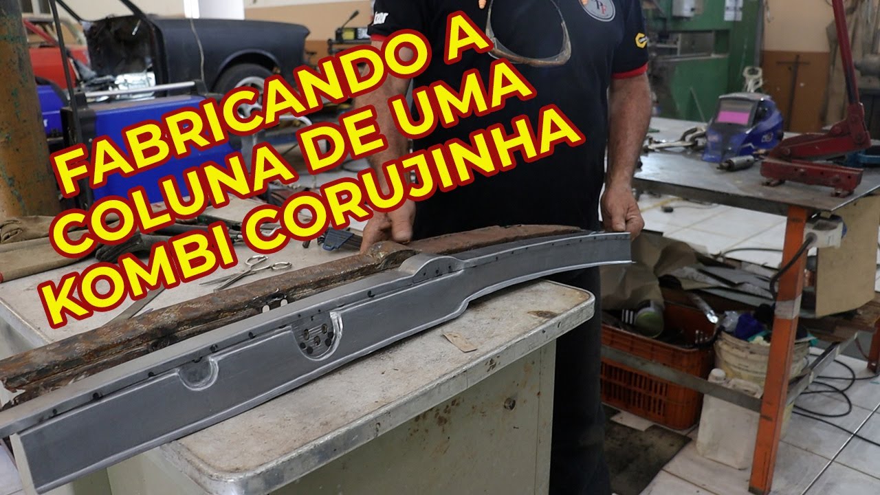 FABRICANDO COLUNA CENTRAL DA KOMBI CORUJINHA!!
