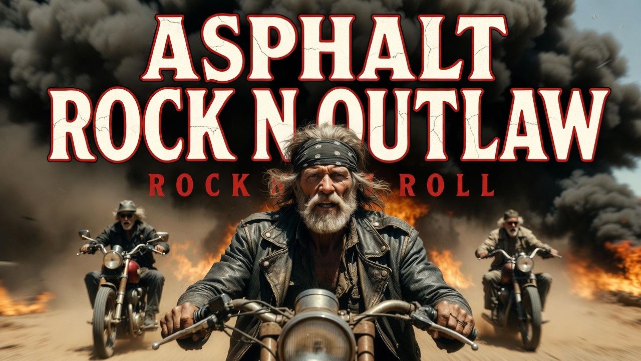 Asphalt Rock N Outlaw 🎸 Freedom Mile Anthems 🔥 Rock n Roll Lives on the Blacktop 🇺🇸