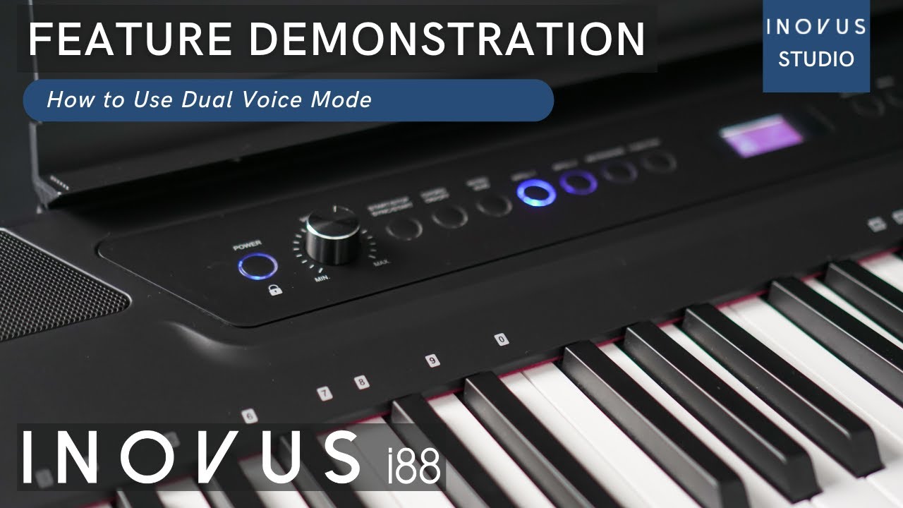 How to use the Inovus i88 Dual Voice Mode for Layered Voices