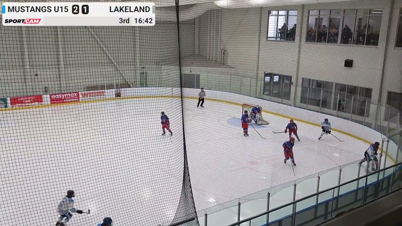 U15 mustangs vs lakeland 3rd period
