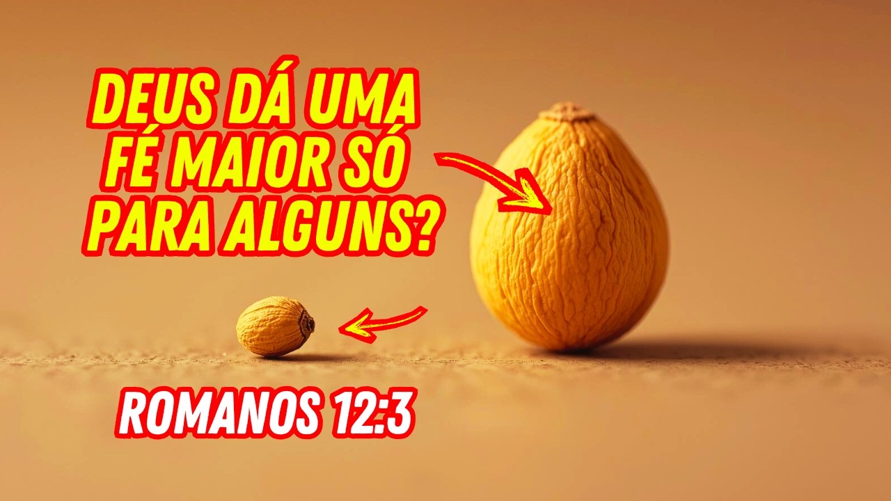 DEUS DÁ FÉ PEQUENA PARA ALGUNS E GRANDE PARA OUTROS? Entenda a Medida da Fé em Romanos 12:3