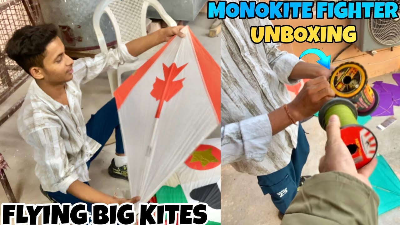 Monokite Fighter Manjha Testing🔥New Gattu Unboxing 2026|kite cutting| Kite Fighting |Kite vlog 2026
