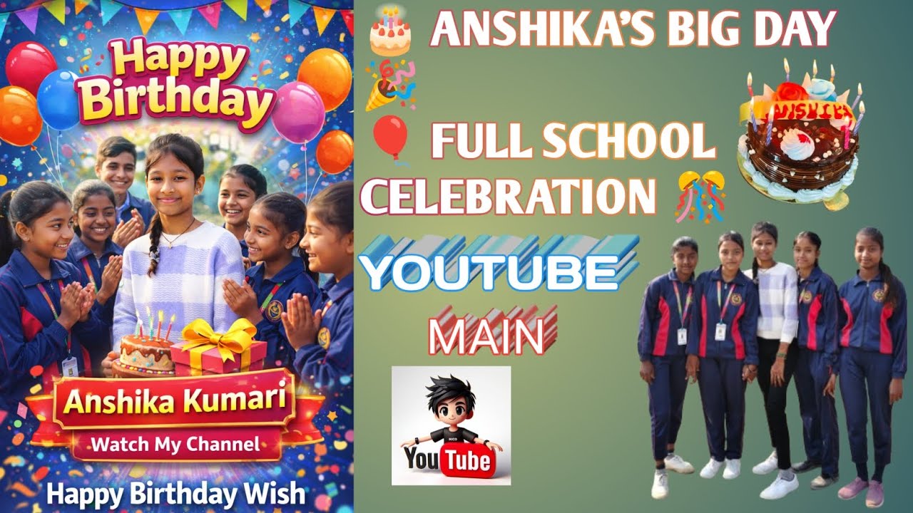 🎉 HAPPY BIRTHDAY ANSHIKA 🎂#schoolcelebration #birthdaycelebration #agapemissionschool #bihar #school