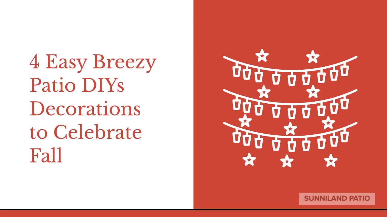 4 Easy Breezy Patio DIYs Decorations to Celebrate Fall