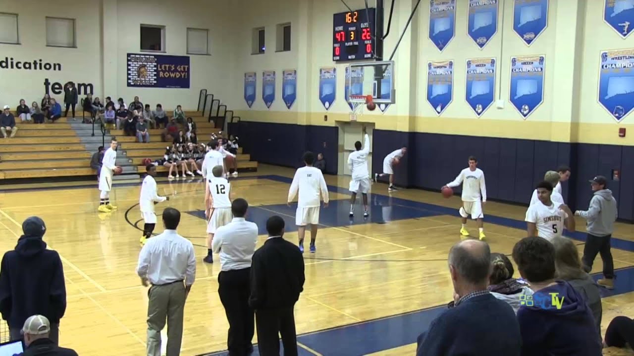 Simsbury High School Trojans Boys Basketball: January 6, 2014