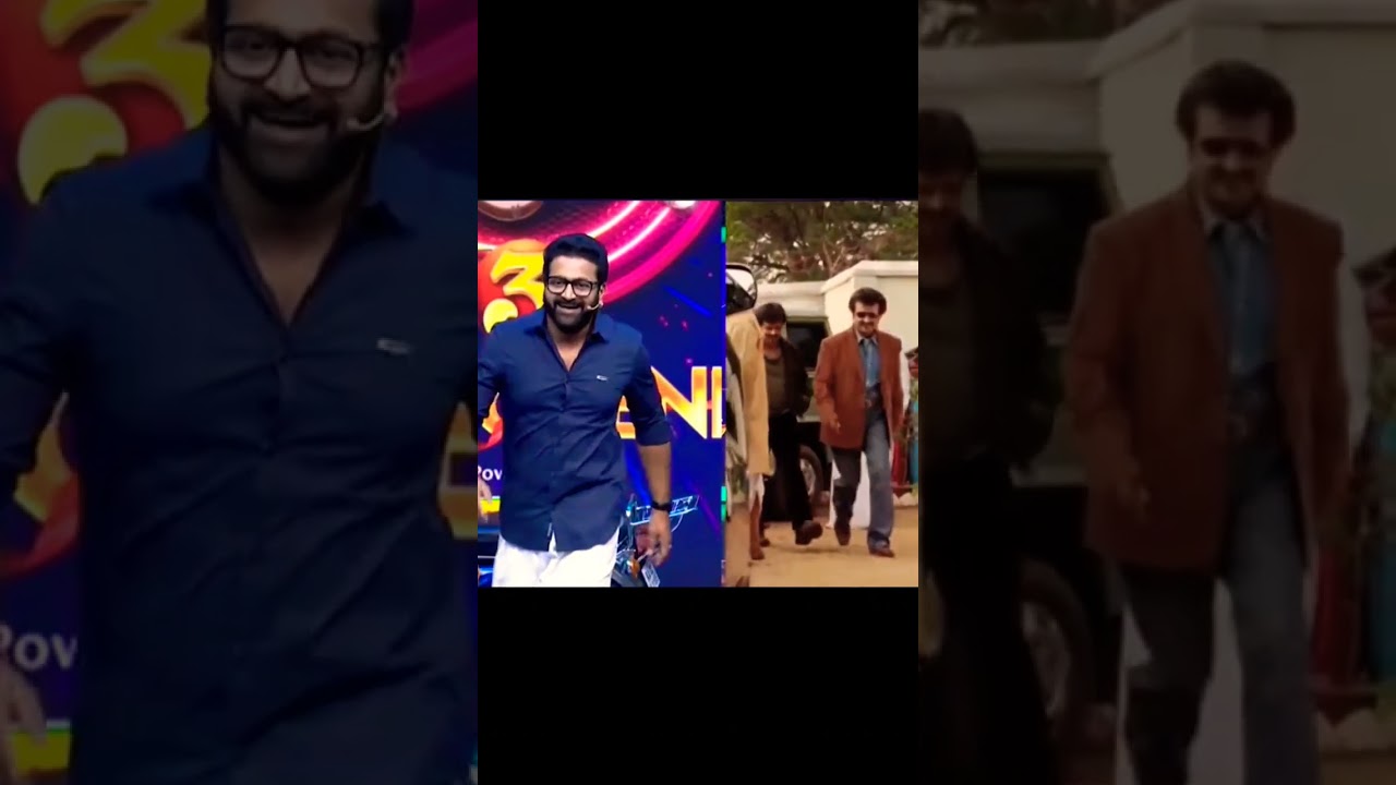 Rishabshetty imitating Rajinikanth ❤️ #thalaivar #kantara #rishabshetty #rajinikanth #hitube