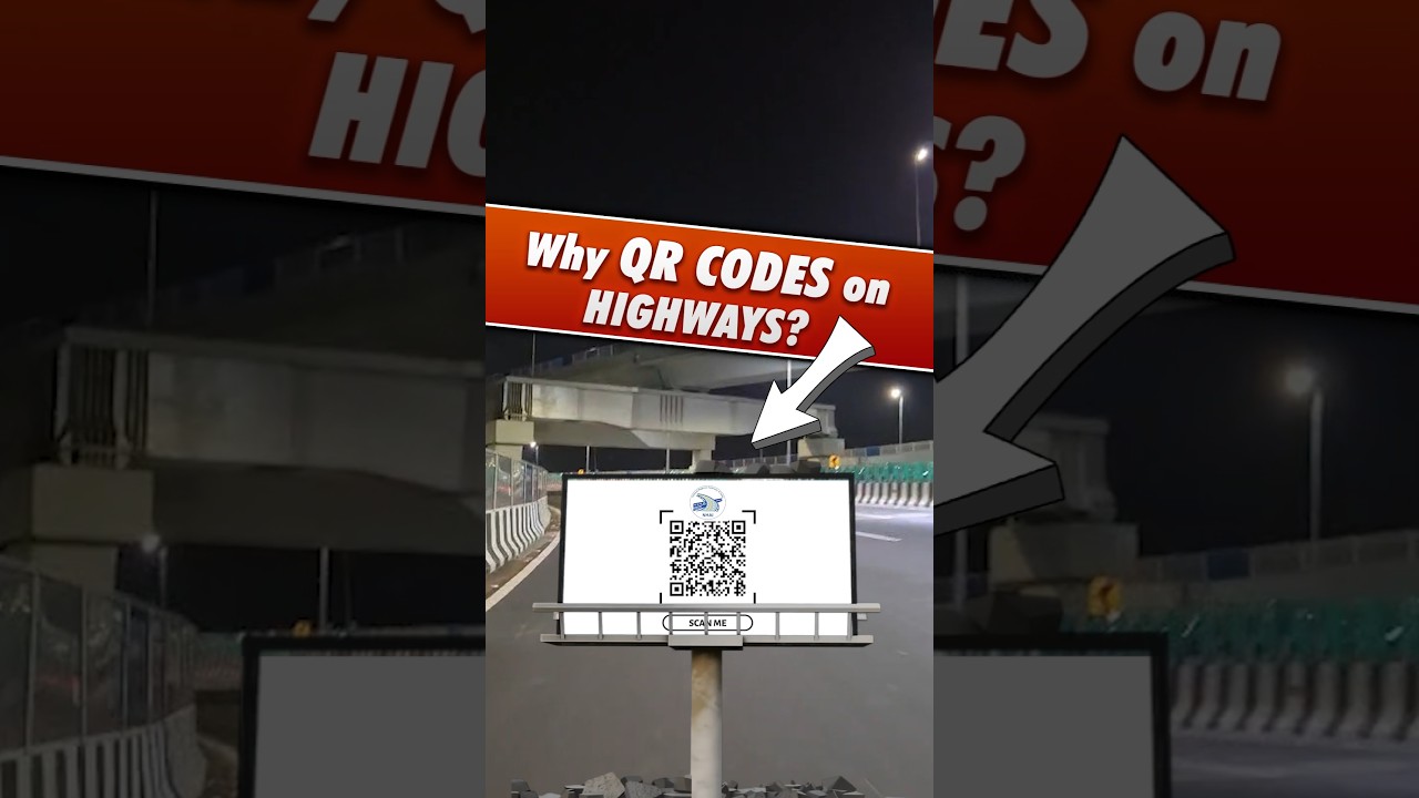 🚧 Why QR Codes on Highways? 🤔 