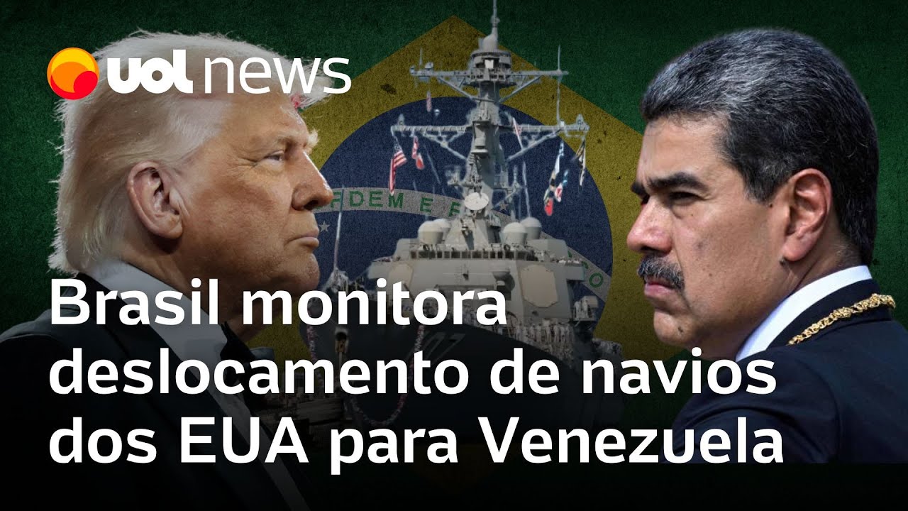 Governo Lula e Exército monitoram o deslocamento de navios dos EUA para costa da Venezuela