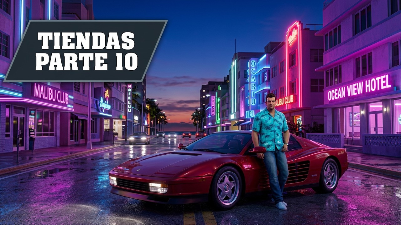Todas las tiendas desvalijadas — GTA Vice City The Definitive Edition — Parte 10 de 15