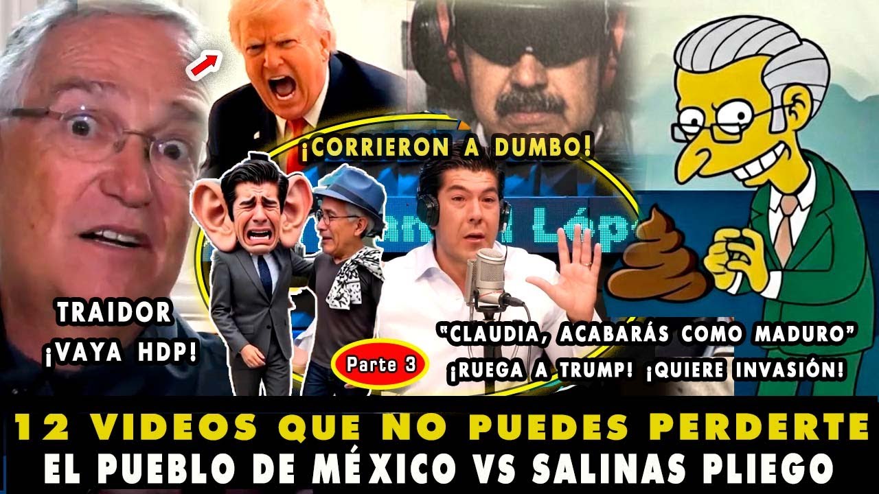¡LO MANDAN A LA CHIn%#DA en las CALLES! TOP 12 PVTIZAS VS RICARDO SALINAS PLIEGO III