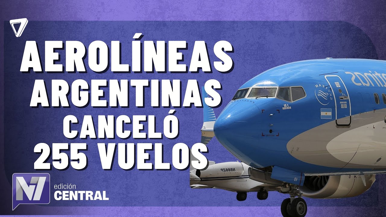 Miles de vuelos cancelados por el cuarto paro general en la era Milei
