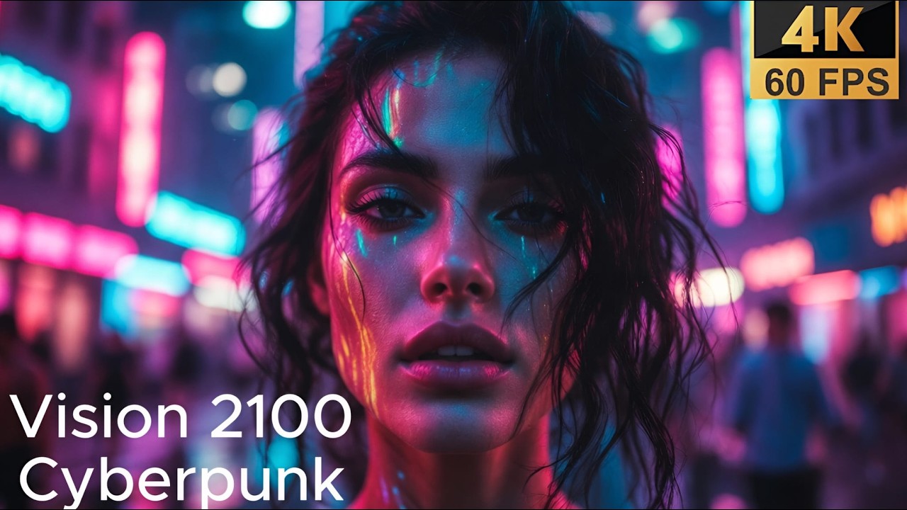 Vision 2100 Cyberpunk. 4k