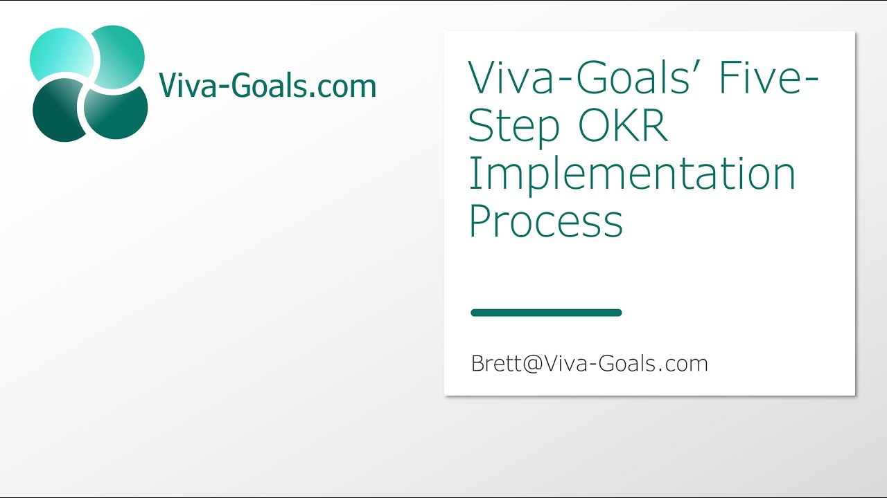 Five Steps to Implement Viva Goals