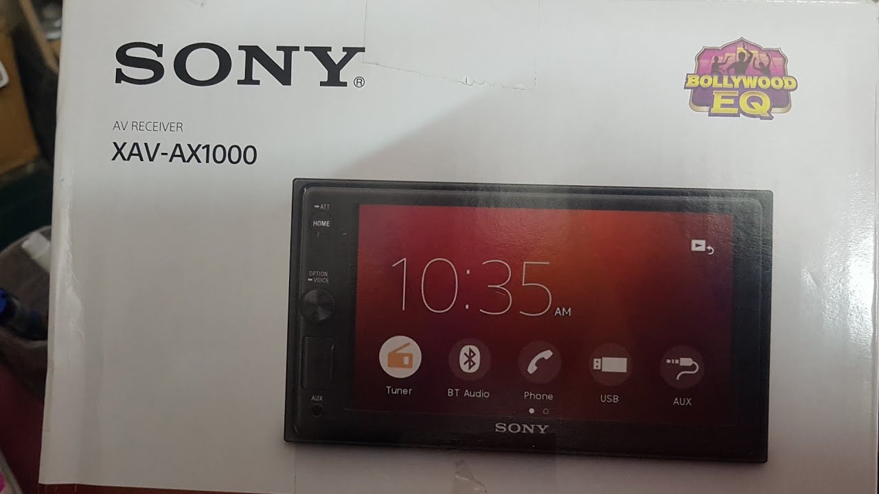 How to install Sony xav-ax1000 the best infotainment system for car