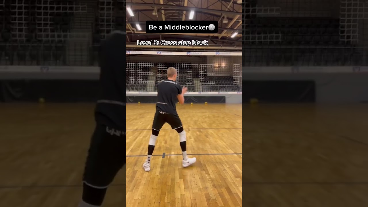Volleyball How to be a middle blocker 🏐🔥 #shorts #volleyball