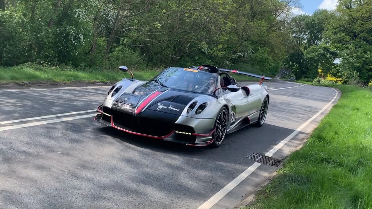 Supercars and Hypercars leaving a car meet (Huayra x2, Agera RS Naraya, CCX-R Edition, LaFerrari…)
