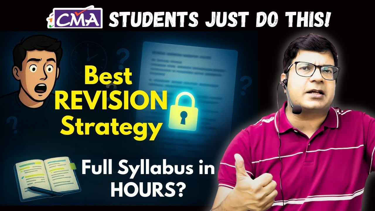 CMA Exam Revision Plan: Smart Strategy for Guaranteed Success #revision