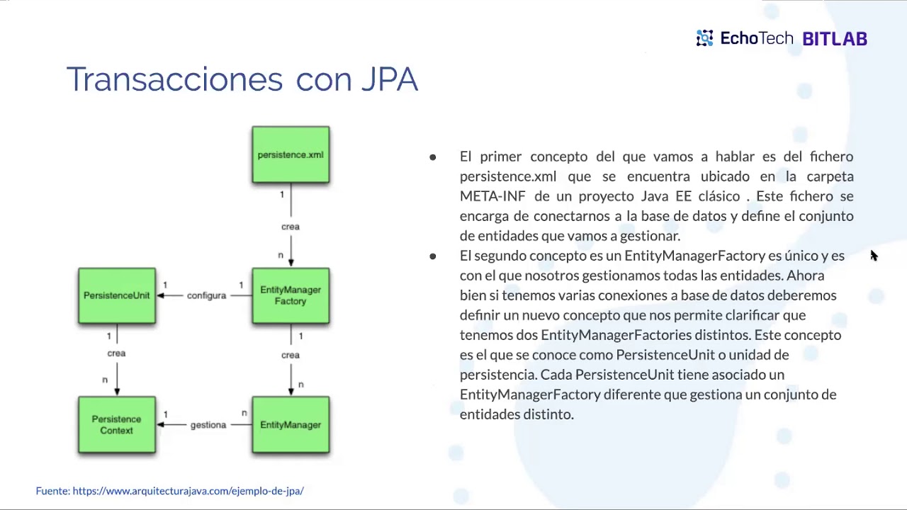 Taller 21: Ejemplo de creación JPA con la BD Empleados