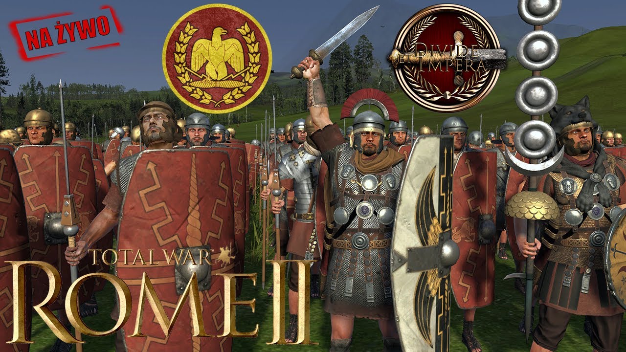 Total War: Rome 2 Divide et Impera - Rzymska ekspansja! 🔴NA ŻYWO🔴#2