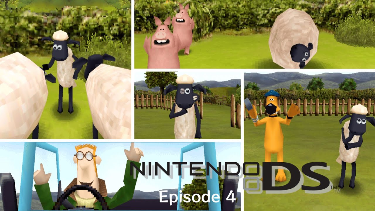 Shaun the Sheep | Episode 4 | Nintendo DS | Gameplay 🐑💛🐑💛🐑💛🐑💛