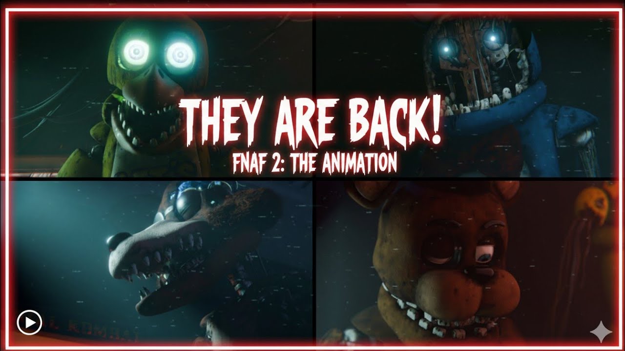 WITHERED ANIMATRONICS ACTIVATION!  | FNAF 2 Movie Fan-Made Remake (4K)