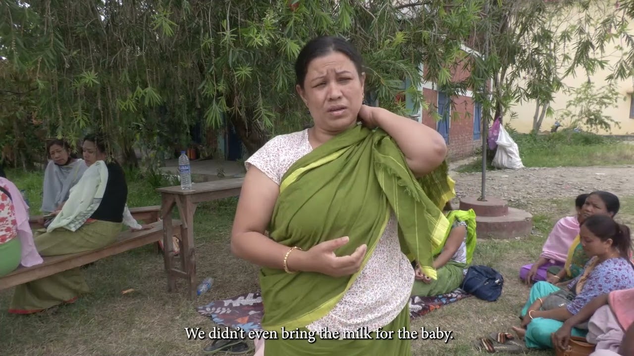 Ideal Girl College Akampat Relief Camp: Homes burnt down by Kuki Armed Militants in Moreh, Manipur