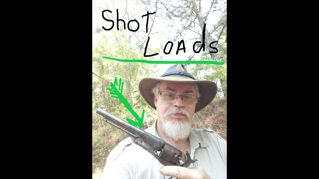SHOTLOADS IN A PERCUSSION REVOLVER