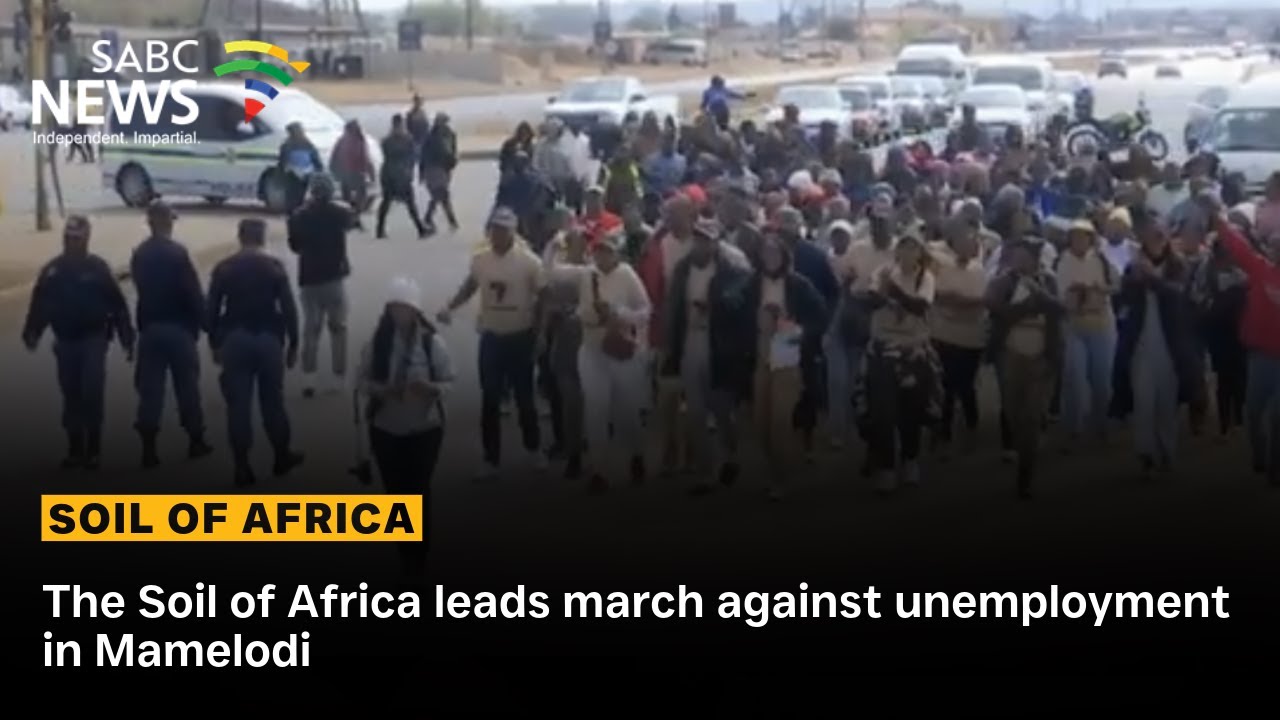 The Soil of Africa leads march against unemployment in Mamelodi