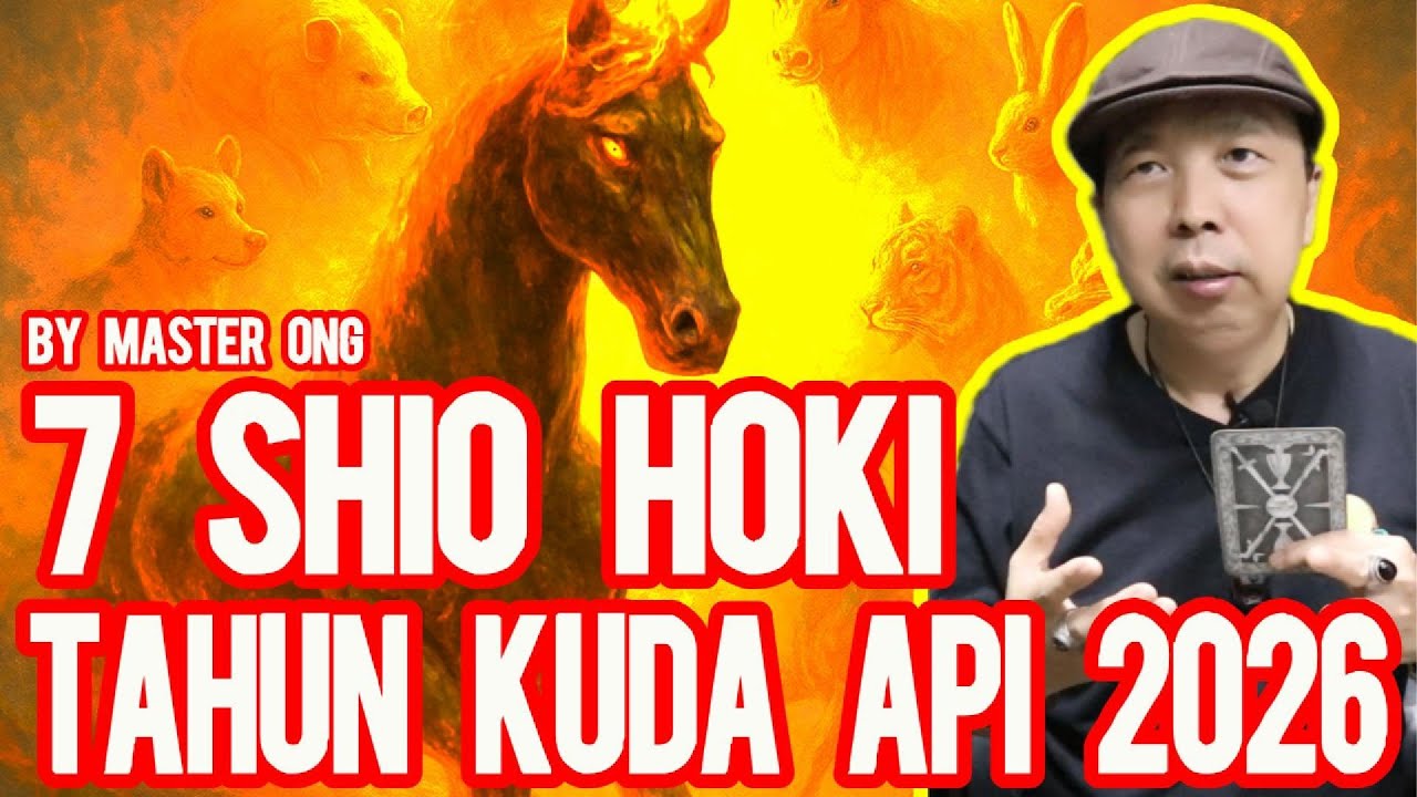 7 SHIO HOKI di Tahun KUDA API 2026 - RAMALAN KARTU TAROT SHIO PALING BERUNTUNG PADA TAHUN 2026
