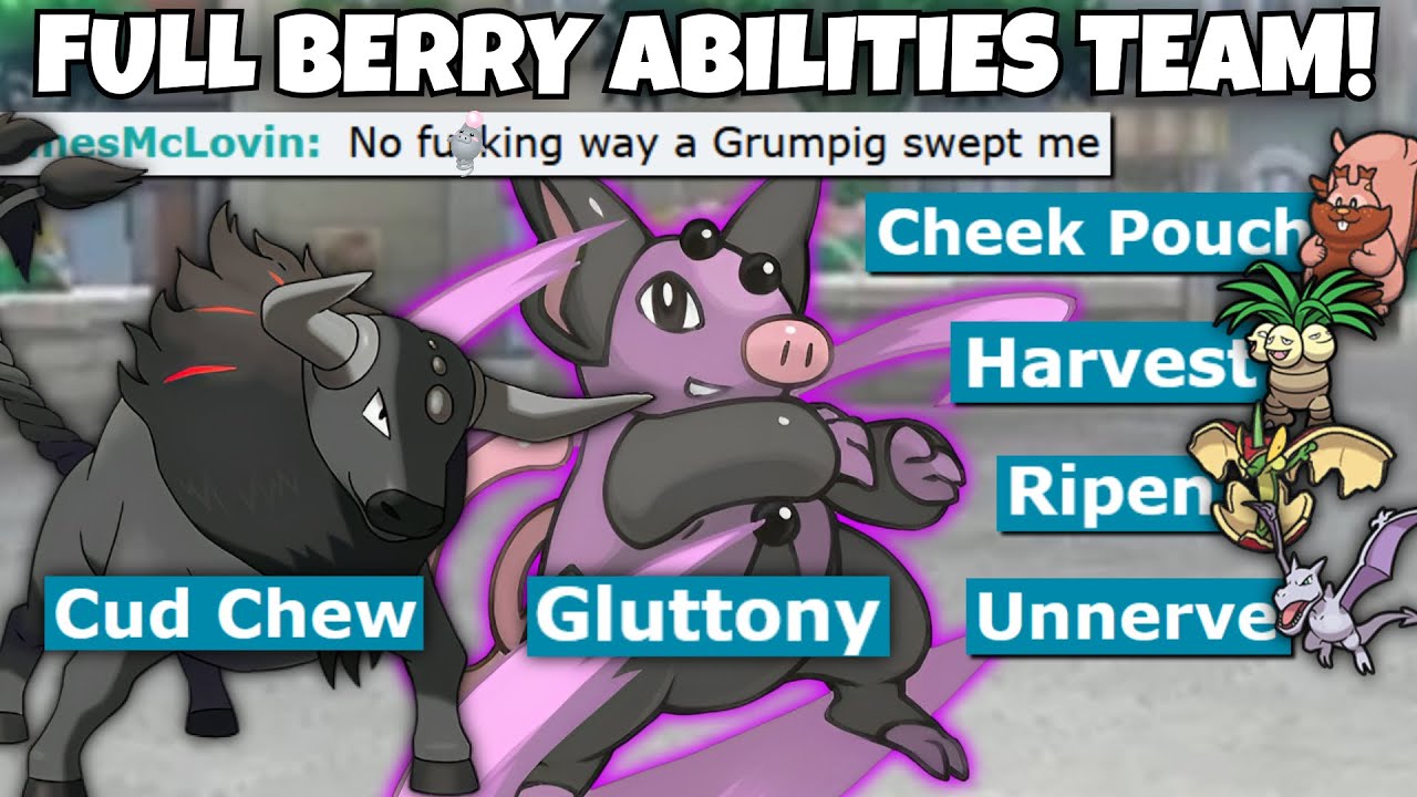 FULL BERRY ABILITIES TEAM DESTROYS NATIONAL DEX! POKEMON SCARLET AND VIOLET