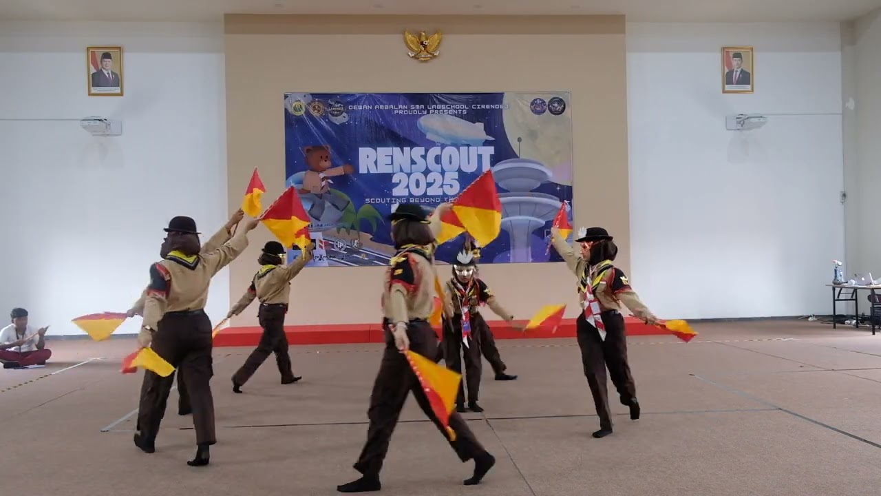 Pondok Pesantren Luhur Al Tsaqafah - Semaphore Dance RENSCOUT