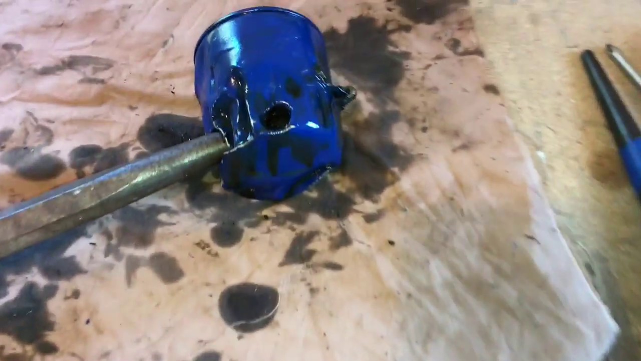 Stuck oil filter