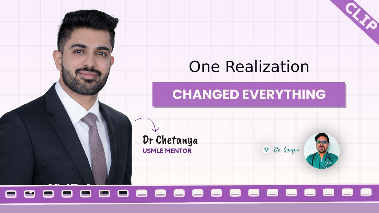 CLIP: Think You're Too Late for USMLE? Watch This