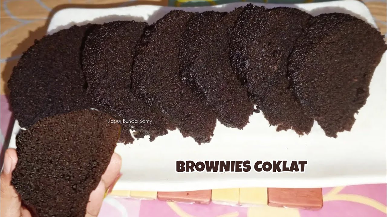 Resep BROWNIES KUKUS COKLAT 2 TELUR‼️LEMBUT ENAK dan NYOKLAT BANGET