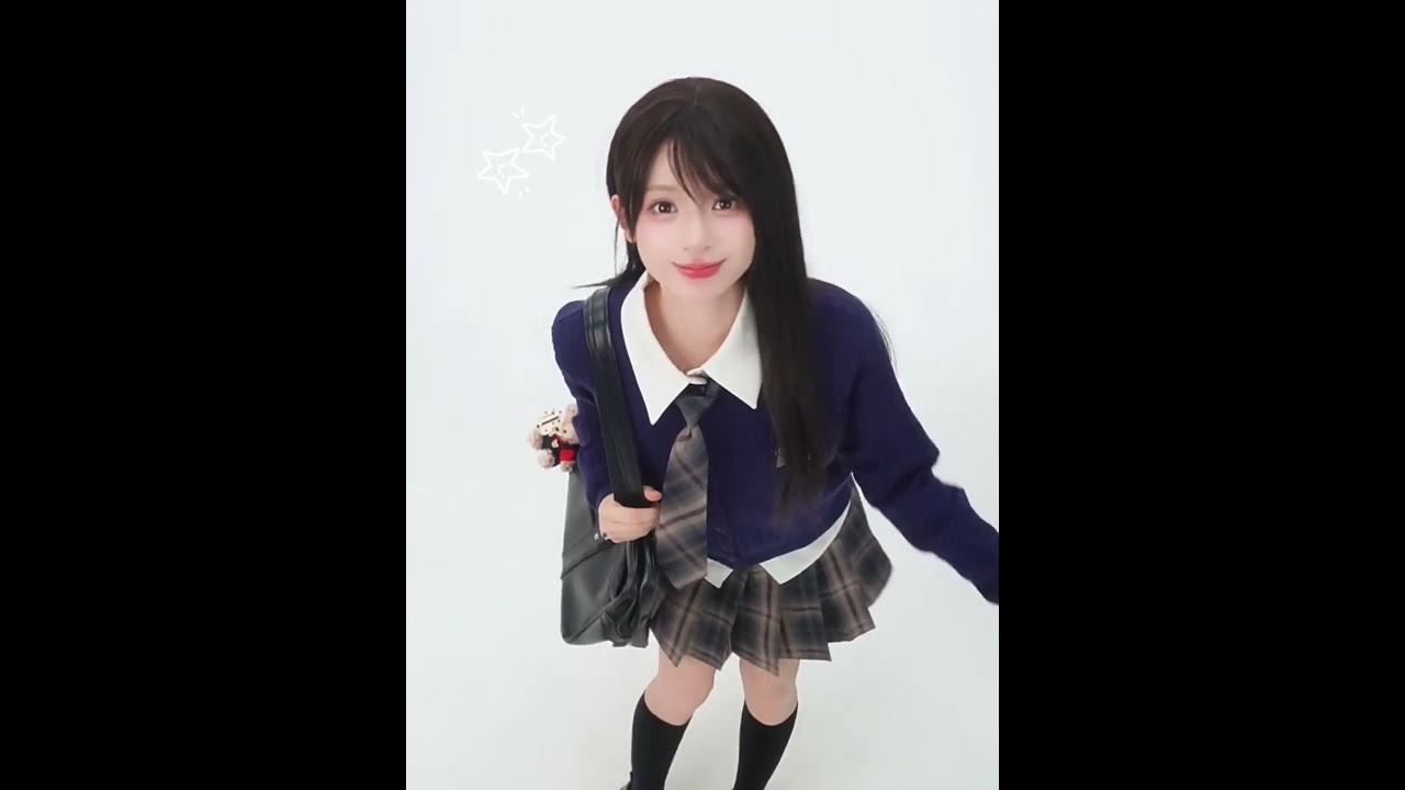 Japanese Sweet Gray High Waist Plaid JK Skirt #jfashion #softgirloutfits #kawaiifashionshop #outfits