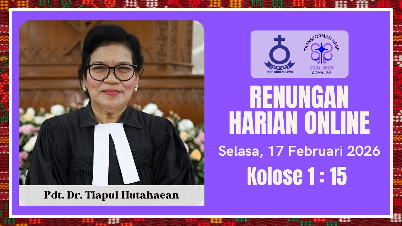 Renungan Harian Online HKBP Duren Sawit 17 Februari 2026