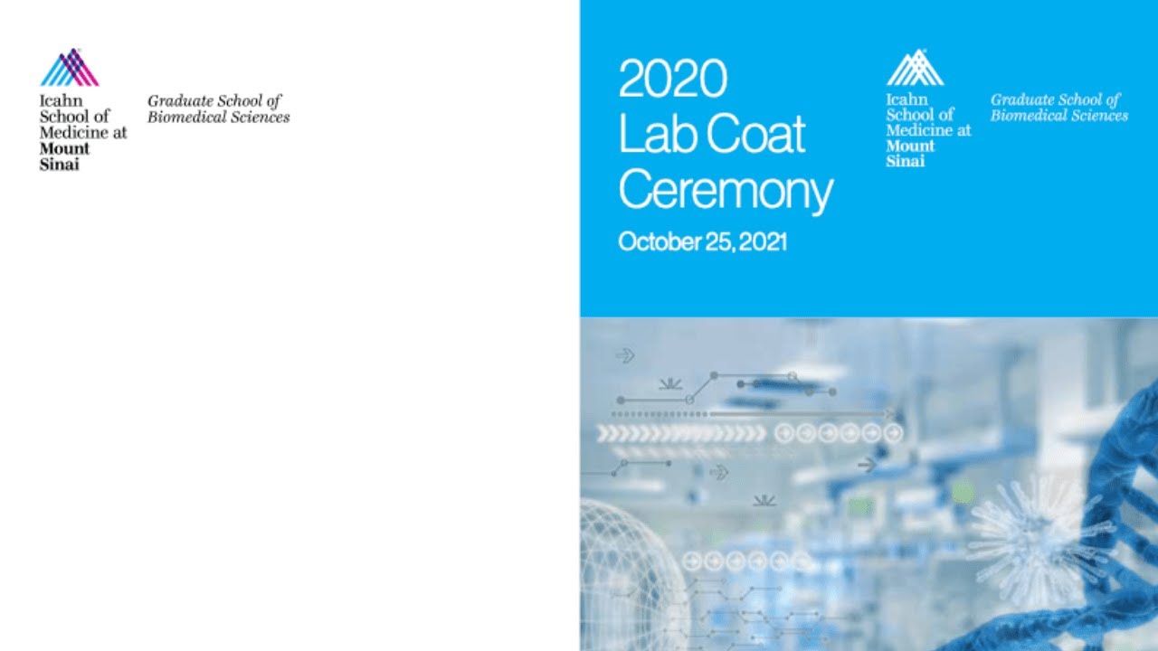 Graduate School of Biomedical Sciences: 2021 PhD Lab Coat Ceremony