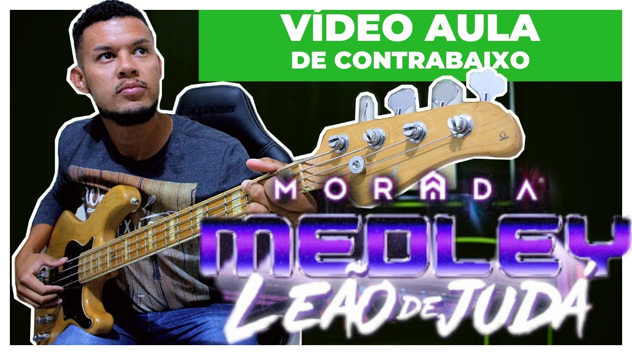 MEDLEY LEÃO DE JUDA - MORADA | VÍDEO AULA | JM7 BASS | @MoradaOficial