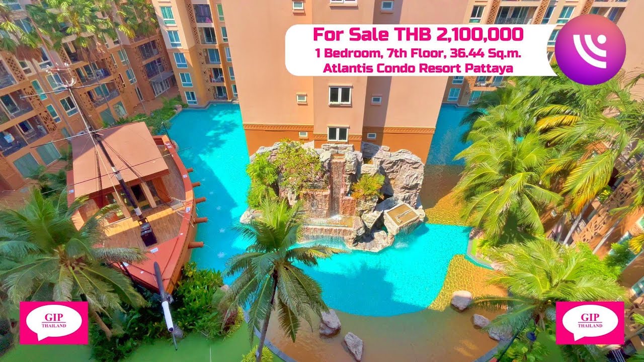 SOLD Atlantis Condo Resort Pattaya, Jomtien, Thailand, THB 2,100,000, 1 Bedroom