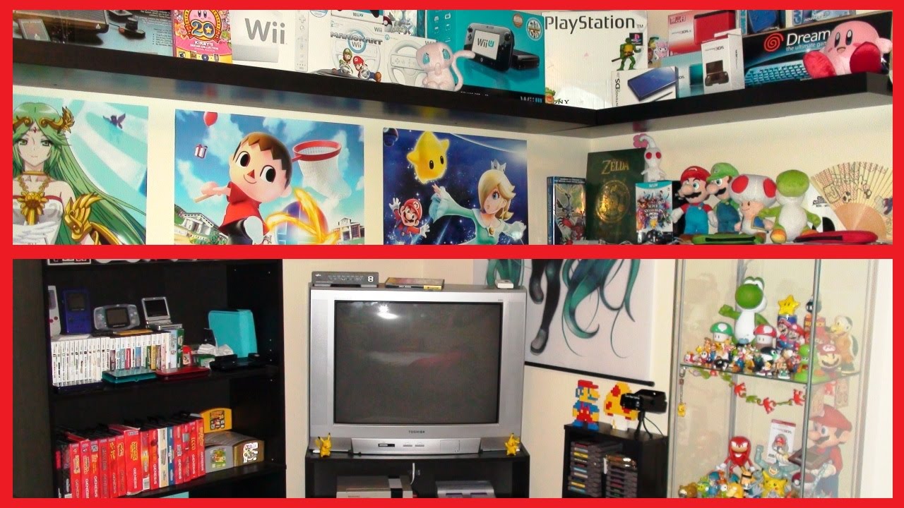 Tour of My Nintendo Gaming Bedroom! (2015)
