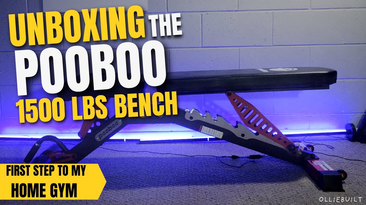 Unboxing the Pooboo 1500 lb Bench + Setup — First Step to My Home Gym